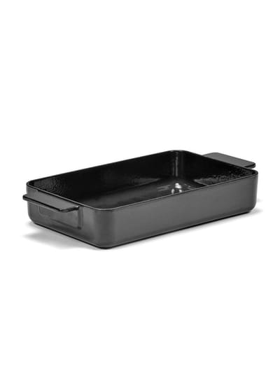 Serax - Sergio Herman - Surface - Ovenschaal L - Zwart - L 38,5cm - 4,85kg