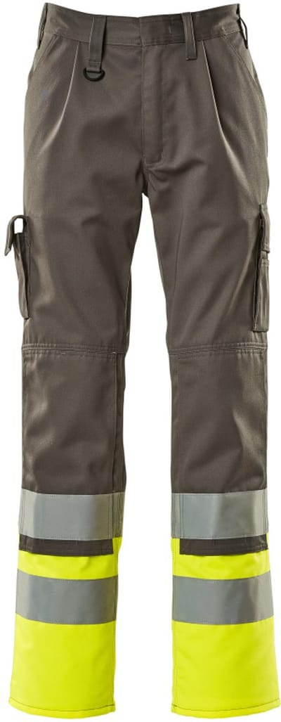 Mascot Safe Compete Broek met kniezakken 12379-430 - antraciet/hi-vis geel - C52 - 76