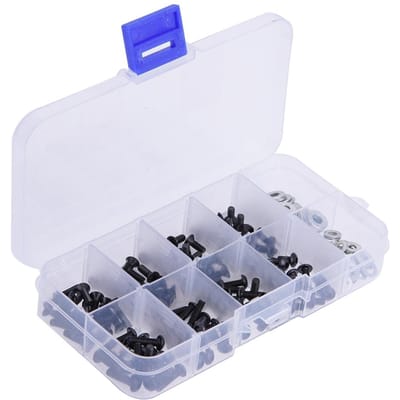 Platte & Ronde Kop Schroeven Set Accessoires Doos voor 110 HSP RC Auto (180 stuks/doos)