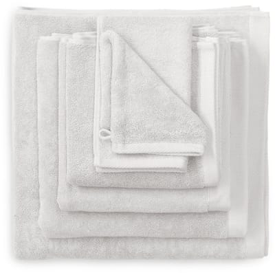 Heckettlane Badhanddoek Premium - Hotelkwaliteit Handdoek van 100% Katoen - 60x110 cm - Handdoekenset 2 Stuks - Grijs
