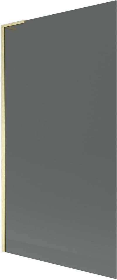 Mexen Next L badwand 1-delig 100 x 150 , grafiet, goud geborsteld - 895-100-000-03-40-55