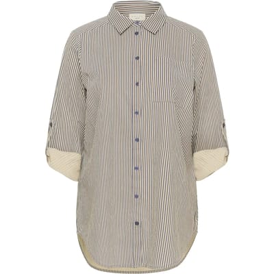 Dames tuniekblouse KAFFE Curve Nana Striped
