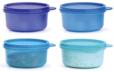 Tupperware koelkast Julchen 200 ml lichtblauw+blauw+donkerblauw Mini Panorama