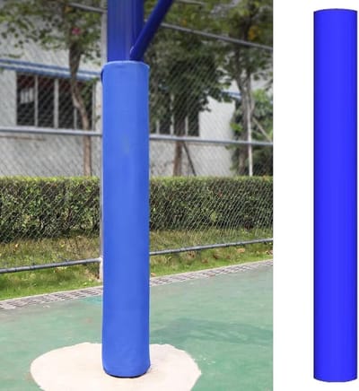 Basketbalpaal Bescherming - Paalkussen - Veilige Speelplaats - Schokabsorberende Vulling - 20mm Dik - Blauw