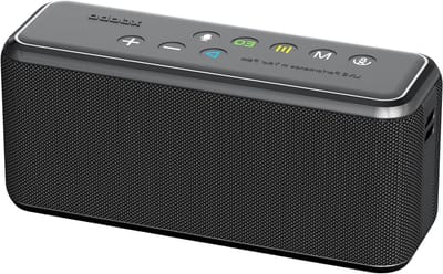 Draagbare Luidspreker - Bluetooth Speaker - Muziek Streamen - 100W Krachtig Geluid - 300 x 110 x 134 mm - Zwart