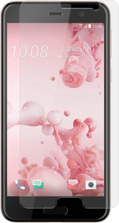 Tempered Glass / Glazen Screenprotector Geschikt voor HTC U Play