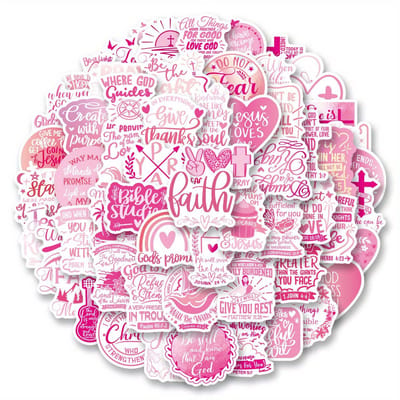 VANDAAG VERZONDEN - Stickers - 62 stuks - Bible Journaling - Christelijk - Bijbel - Bijbeltekst