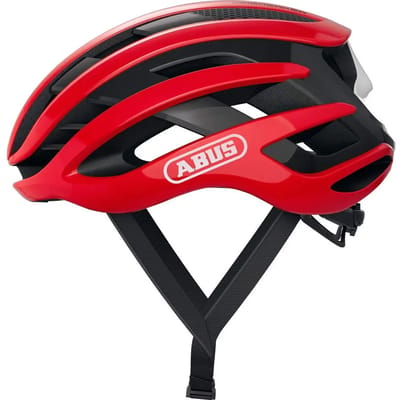 Fietshelm ABUS AIRBREAKER blaze red S - 51-55 cm - rood - Geschikt voor gebruik op racefietsen - gravelbikes - 200 g