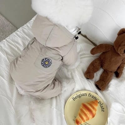 Automne et Hiver Chien Petit et Moyen Chien Amical Tournesol à Capuche Manteau en Coton à Quatre Pattes Chat Épaissi Chaud Vêtements pour Animaux de Compagnie XXL