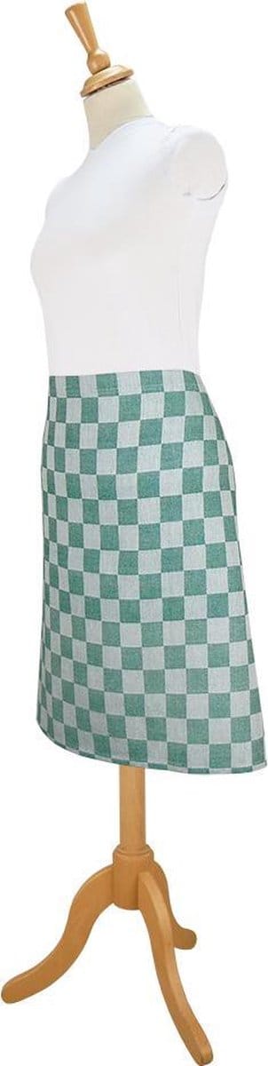 Treb Horecalinnen Schorten Sloven 2 Stuks Groen en Wit Geblokt 60x70cm - Treb WS
