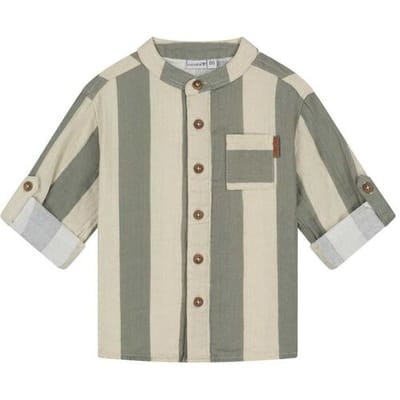 Prénatal baby blouse Light Khaki Green 56 heren
