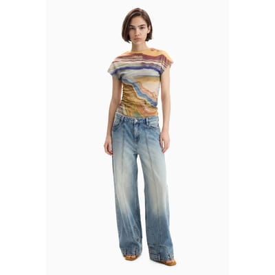 T-shirt Korte Mouw Desigual TS_REIKIAVIK 26WWTK19