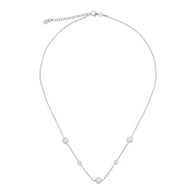 Orphelia 'Emilia' Dames 925 Sterling Zilveren Halsketting - Zilver ZK-7380