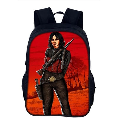 Rugzak Red Dead Redemption Schooltas 40cm/15.7inch Rugzak Boekentassen Computer Rugzak voor Jongen Meisje Beste Cadeau