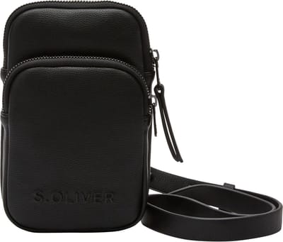 s.Oliver Schoudertas Crossbody Bag Grey / Black Zwart