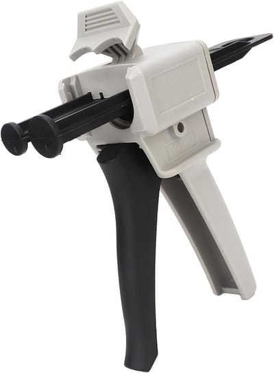 50ML AB Epoxy Dispenser Pistool Gemengd Universeel 1-1 en 2-1 Lijm Toepassing - Handvat Gereedschap Dual Cartridge Applicator Gun - Statische Mixer Mixing Nozzle