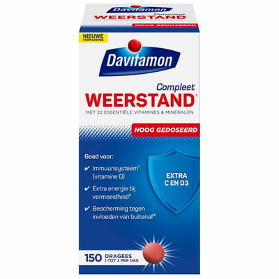 Davitamon Compleet Weerstand Hoog Gedoseerd - 4 x 150 stuks - Voordeelverpakking