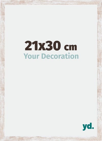 Your Decoration - Fotolijst 21x30 cm - MDF - White Wash - Catania