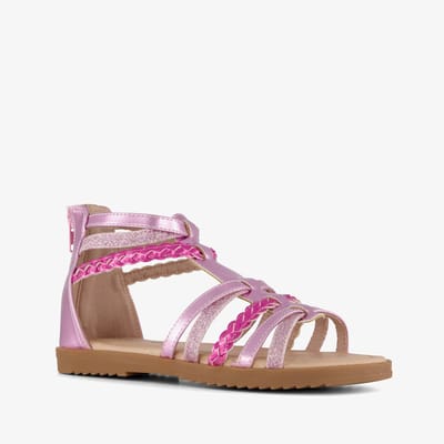 Blue Box meisjes sandalen met glitters roze - Maat 28