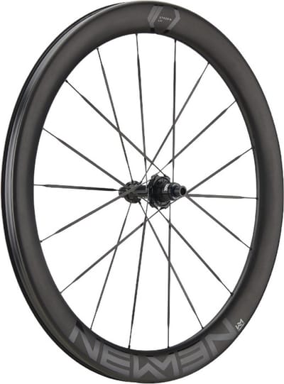 NEWMEN WHEEL WHEEL STREEM A.54 VONOA 622 18H FADE CL 12X142 SH - 28 Inch - Fietswiel Racefiets - Carbon - Bandbreedte 25 tot 32 mm - Achterwiel - Zwart