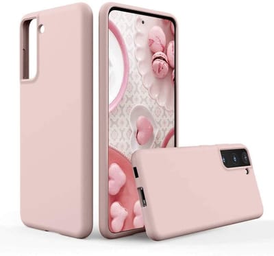 Hoesje Geschikt Voor Samsung Galaxy S21 Plus hoesje - S21 Plus hoesje Pink Sand - Hoesje Geschikt Voor Samsung Galaxy S21 Plus hoesje Nano Liquid siliconen Backcover- hoesje Hoesje Geschikt Voor Samsung Galaxy S21 Plus
