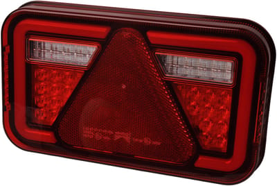 Achterlicht - Aspock MultiLED 4 - links - 241x141x71 mm - volledig LED - 8-polige connector