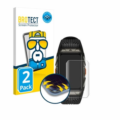 BROTECT - Screenprotector voor Kospet Tank X2 Ultra - Folie Beschermfolie transparant volledig dekking - 2 Stuks