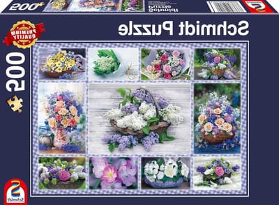 Legpuzzel Boeket Bloemen - 500 Stukjes Puzzel - Ontspannend Puzzelen - Prachtige Bloemenafbeelding - 34.1 x 48.1 cm - Veelkleurig