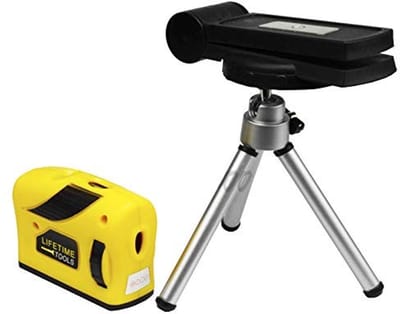 Dailygoods - Niveau Laser - 360° Auto-Nivelering - Compact en Lichtgewicht - Handig voor Doe-Het-Zelf - Precisie Outil - Geschikt voor Bouwprojecten -...