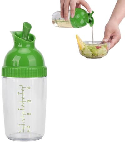 Shaker 200 ml - Dressinghouder - Specerijenfles - Lekvrij - Hygienisch - Eenvoudig te gebruiken - Dressingfles