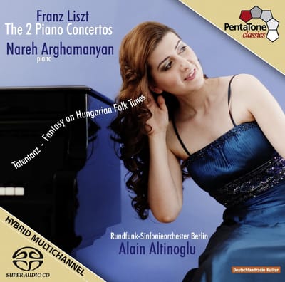 Nareh Arghamanyan, Alain Altinoglu - Liszt: Piano Concertos 1 & 2 | Fantasy on Hungarian Folk Tunes (SACD)