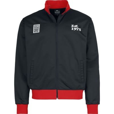 Iron Maiden Trainingsjas - Soccer Trackjacket - S tot 5XL - voor Mannen - zwart-rood