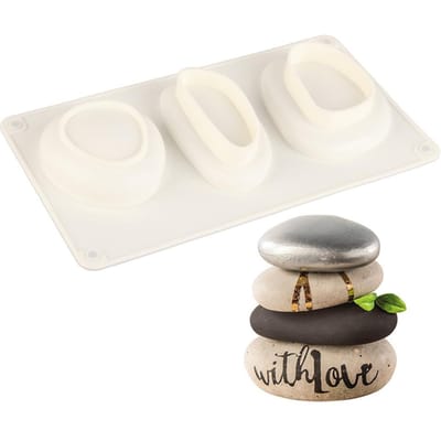 Kasseivormige Cakevorm 3D Kasseivormig Gebakvorm Siliconen Bakvorm white
