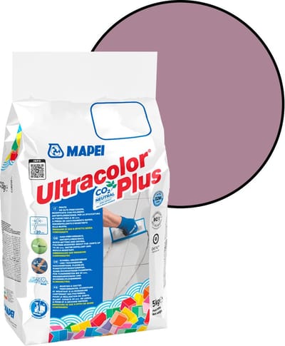 MAPEI Ultracolor Plus Voegmortel - Waterafstotend & Schimmelwerend - Kleur 163 Light Lilac - 5 kg