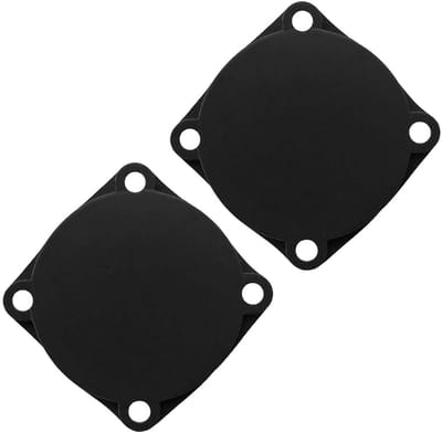 Drukschakelaarafdichtingen - Compressoronderdelen - Luchtpomp Afdichten - Robuuste Rubberen Coating - 2 Stuks 4.2x4cm - Zwart