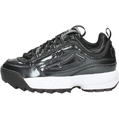 Fila Disruptor Sneakers Laag - Zwart lak - Maat 30