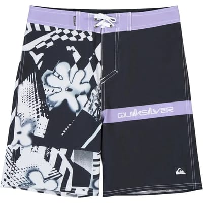 Quiksilver Surfsilk Straight 17´´ Zwembroek Zwart 8 Years Jongen