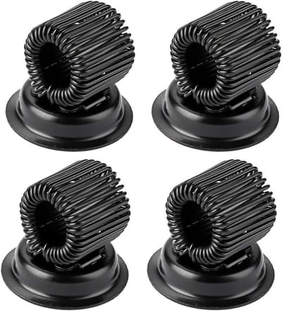 4 Stuks Magnetische Pen/Potloodhouders met Verstelbare Veer, RVS Clip voor Whiteboard en Markers - Ideaal voor Kantoor en School