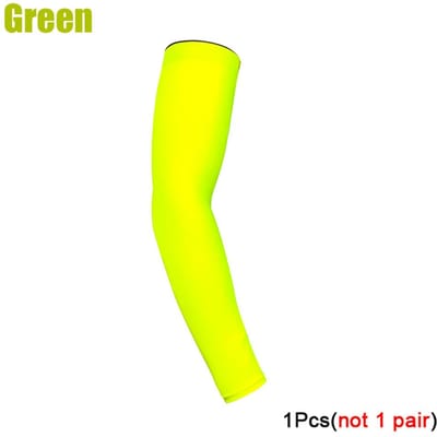 Ademende Sneldrogende UV-Bescherming Hardloop Armmouwen Basketbal Elleboogbeschermer Sport Armbeschermers Zomer Fietsen L