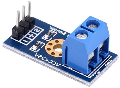 3 Terminalen Module voor 4 Stuks 25V Sensoren - Compacte en Efficiënte Oplossing voor Elektronische Projecten