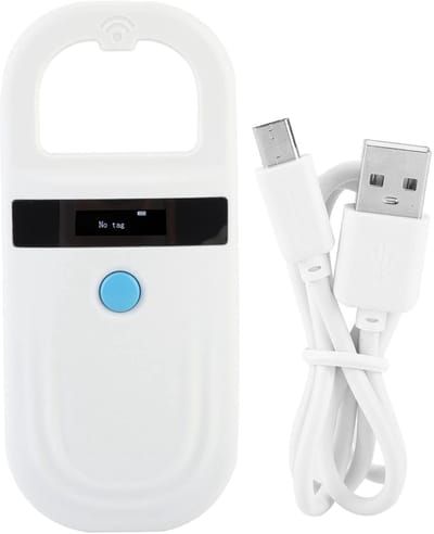 Allecto - Dierlijke Chiplezer - Huisdiermicrochiplezer - Compact en lichtgewicht - OLED-scherm - Huisdier-ID Scanner - Geschikt voor alle huisdiere...