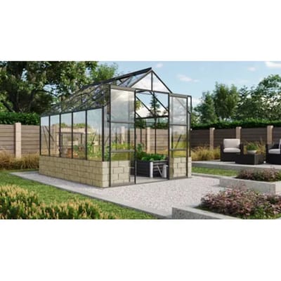 Vitavia Tuinkas Cassandra 8300 - Veiligheidsglas 3mm - Zwart - 257x323x249cm