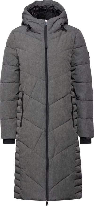 Street One Lange teflon jas - frost grey melange - maat 38