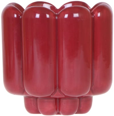 Kolibri Home | Retro Shine sierpot - Red - Ø12cm