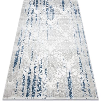 Kleden Rugsx Tapijt ACRYL VALS 6177 Ornament grijskleuring / 80x150 cm