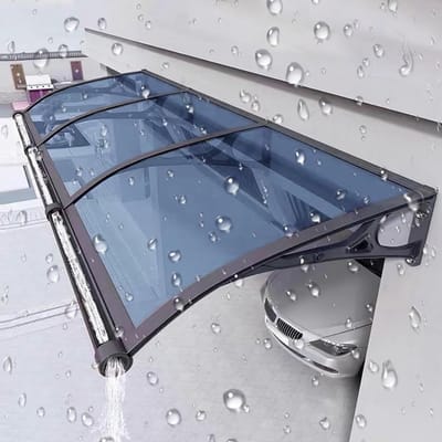 Deurluifel - Regenbescherming - Buiten beschermen - UV50+ en slagvast - Breed uitbreidbaar