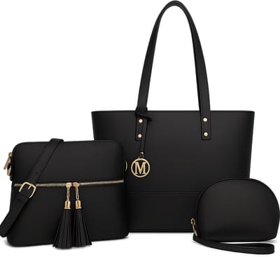 Miss Lulu Handtas - Handtassen Dames - Schoudertassen Vrouw - Crossbody - Clutch - Zwart (LG2023 BK)
