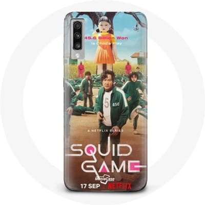 Coque - Samsung - Galaxy A50 - Squid Game - Protection chocs - Souple - Mixte