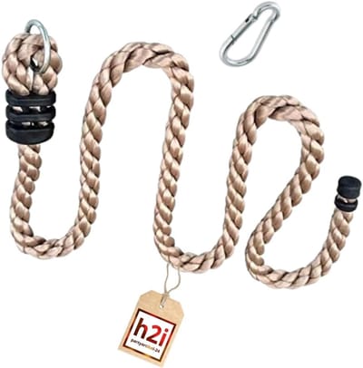 Kinder Klimtouw - Speeltouw Touwladder - Buiten Spelen - Inclusief Karabijnhaak - 200 cm Lengte