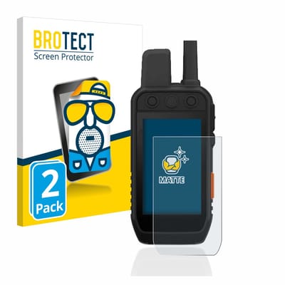 BROTECT - Screenprotector voor Garmin Alpha 200 / 200i / 300 / 300i K - Folie Beschermfolie matte 2 Stuks